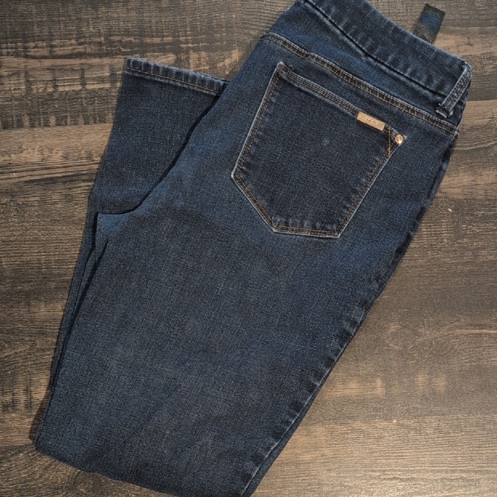 Chico's Women's Dark Blue Straight Leg Jeans